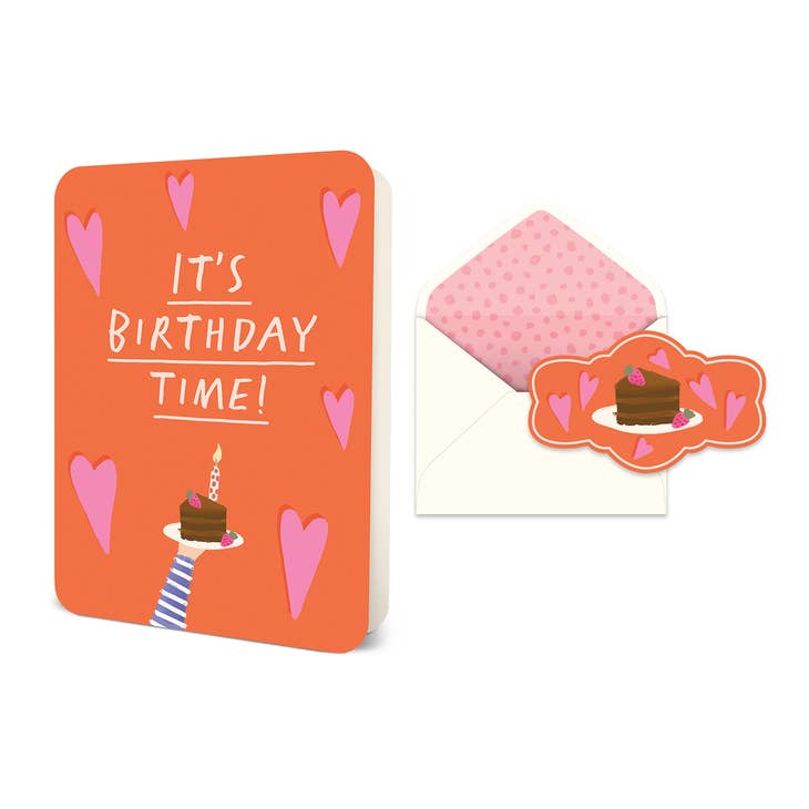 IT'S BIRTHDAY TIME! DELUXE GREETING CARD