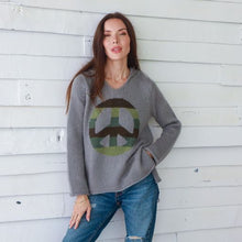Load image into Gallery viewer, RAINBOW PEACE HOODIE
