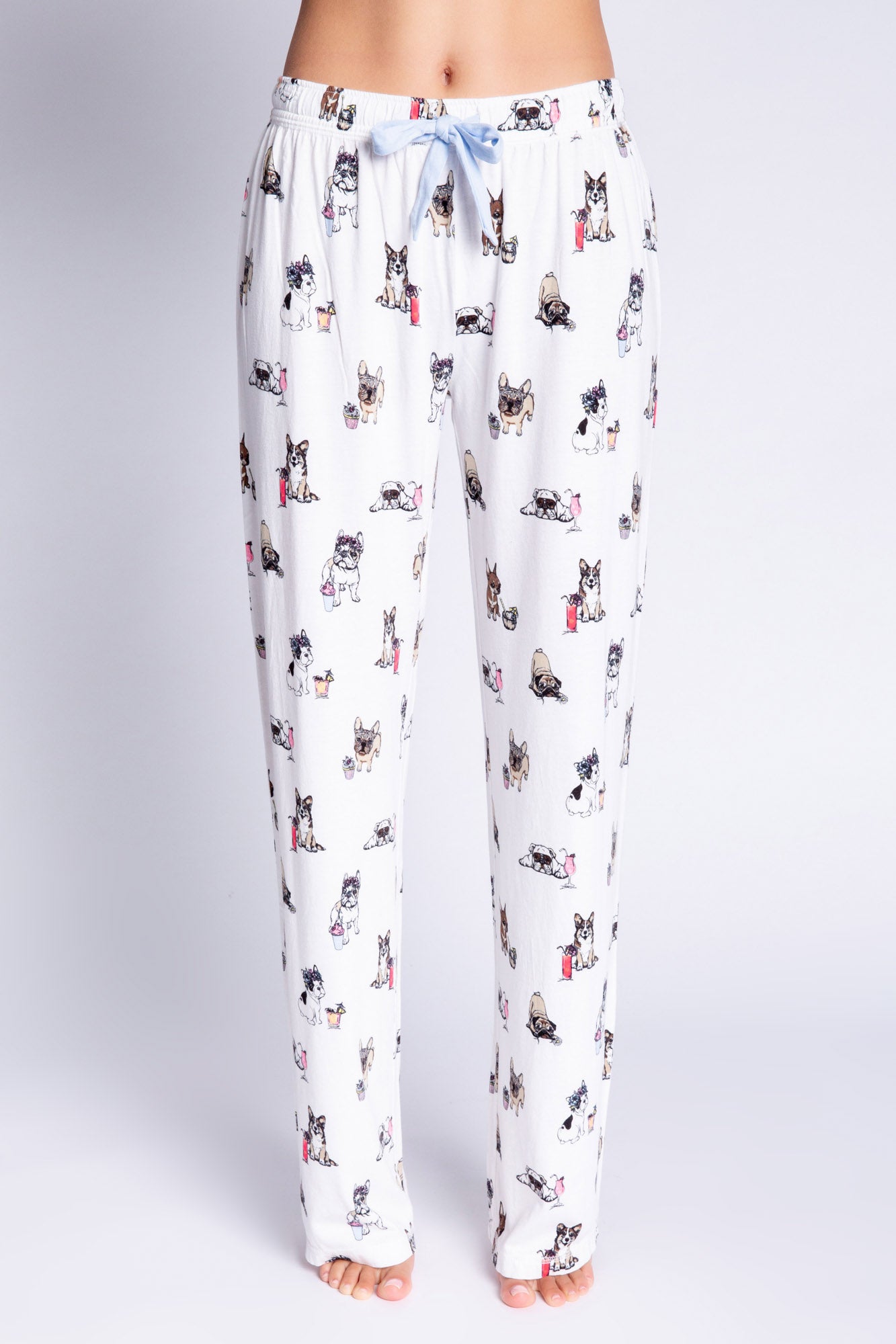 Good Dog - Cropped Pajama Pants - Vintage Rose