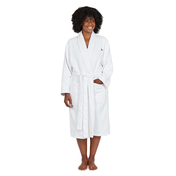 BATH ROBE - CRYSTAL WHITE