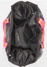 Load image into Gallery viewer, The Cassie Weekender Camo W/pink Straps
