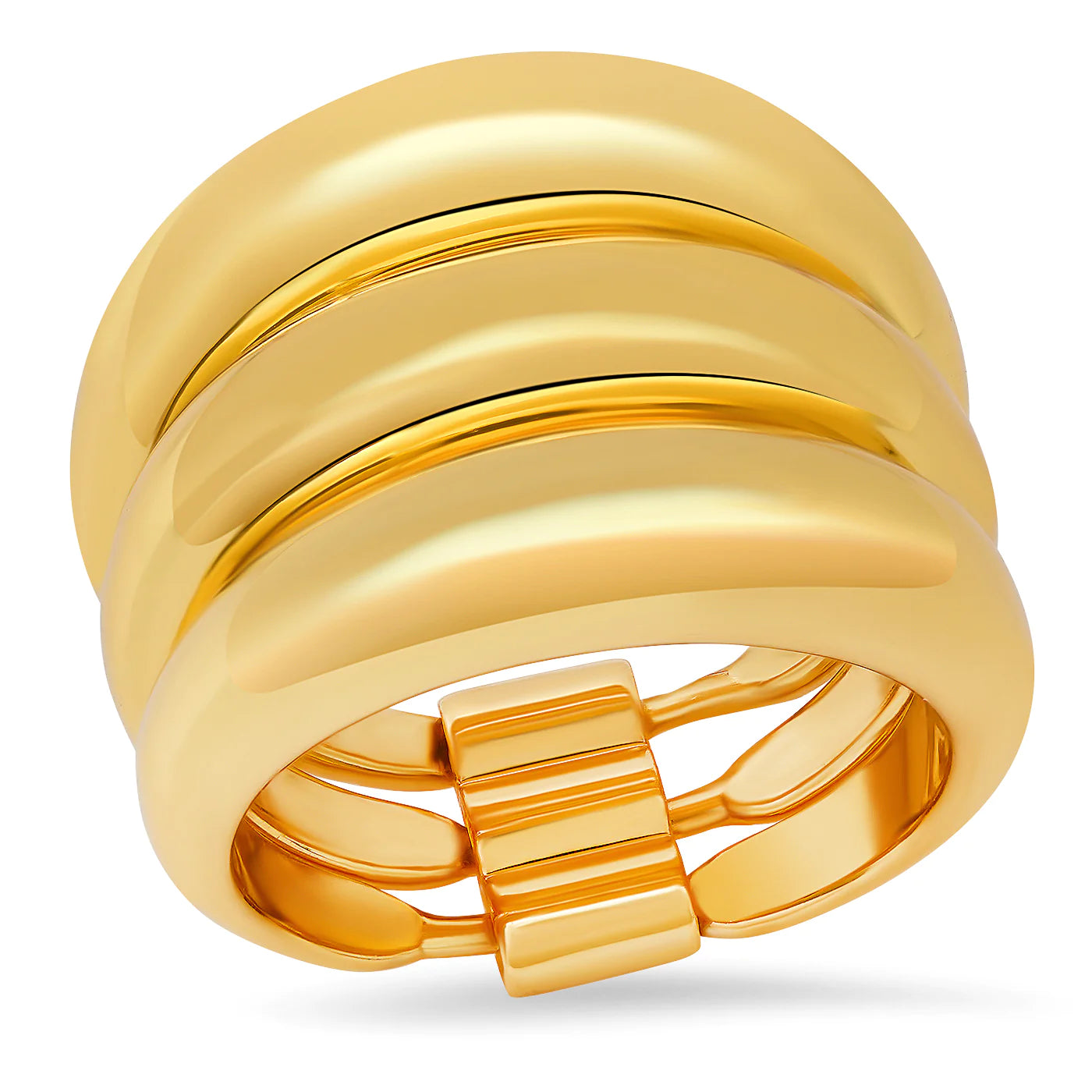 Gold Triple Band Ring