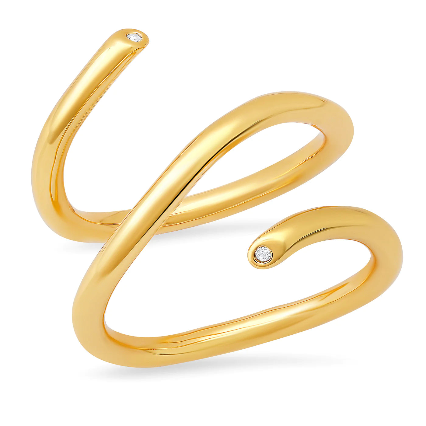 Gold Tubular Wrap Ring
