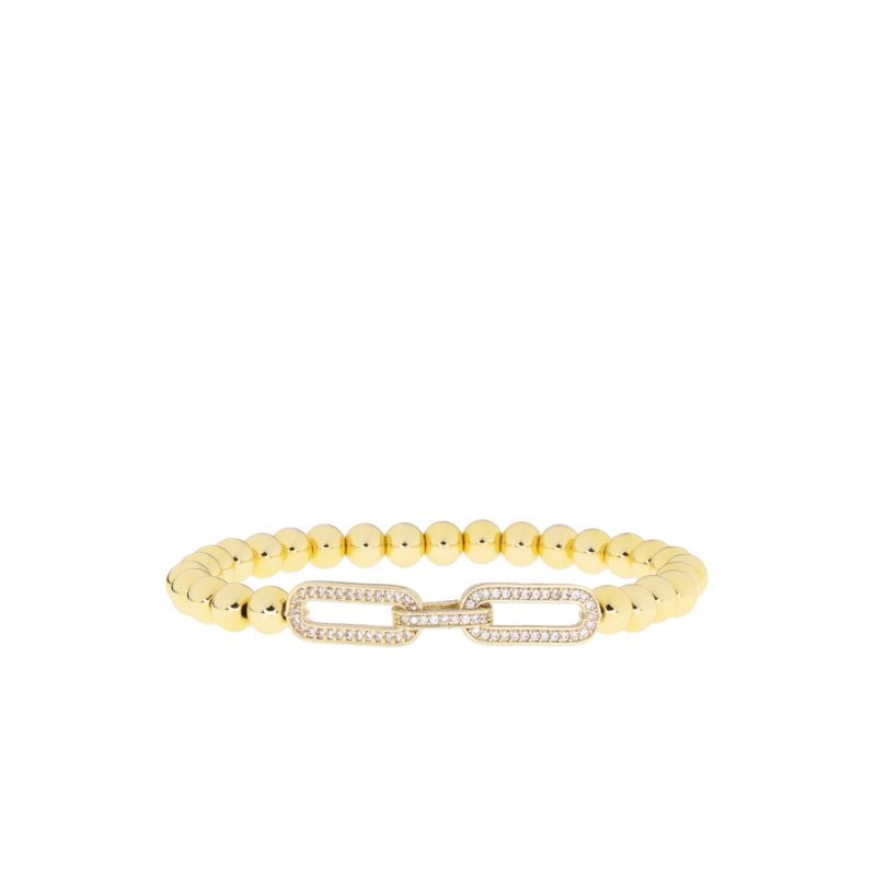 Pave Link Bracelet 3856B