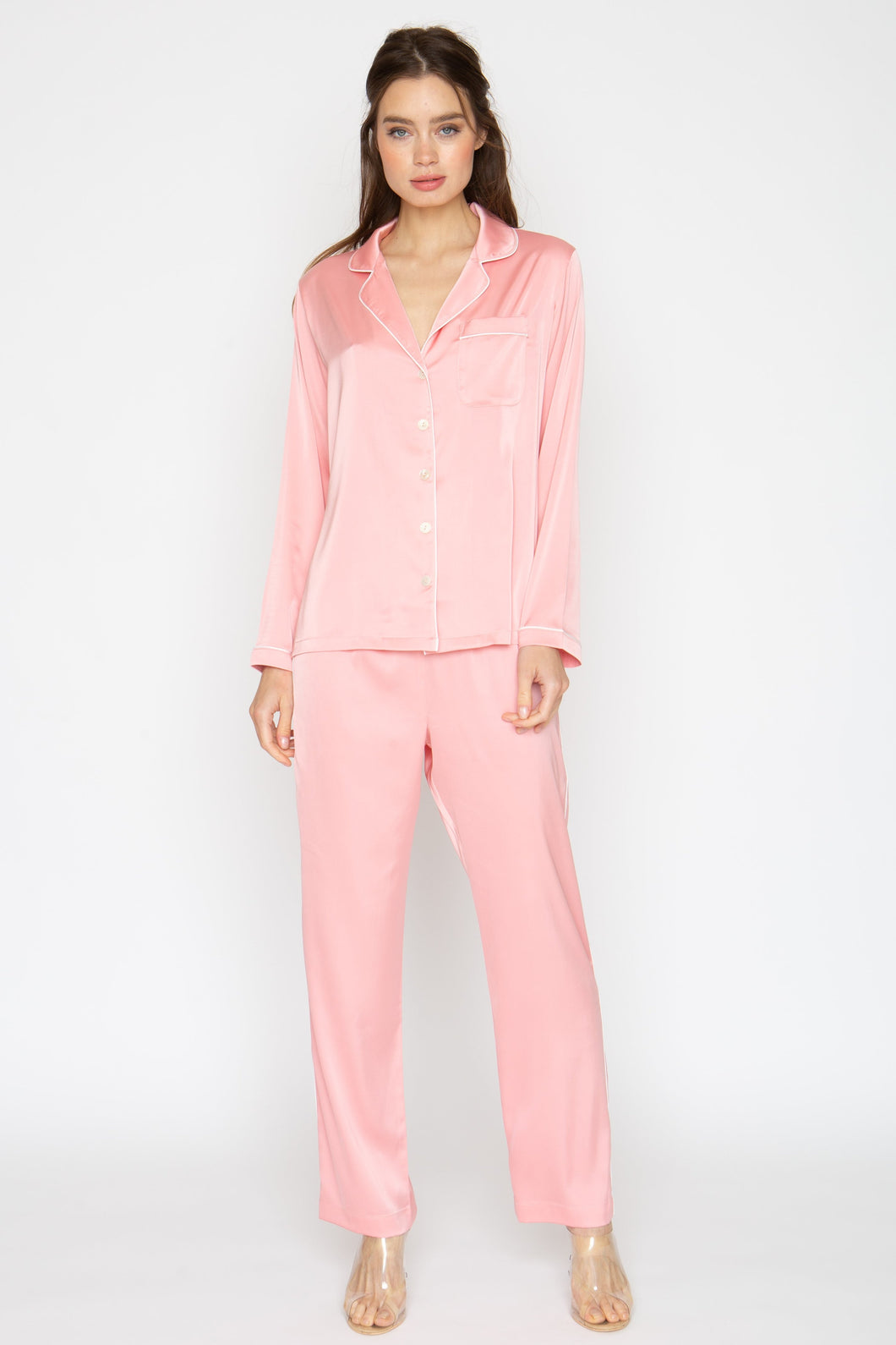 Rose Long PJ Set