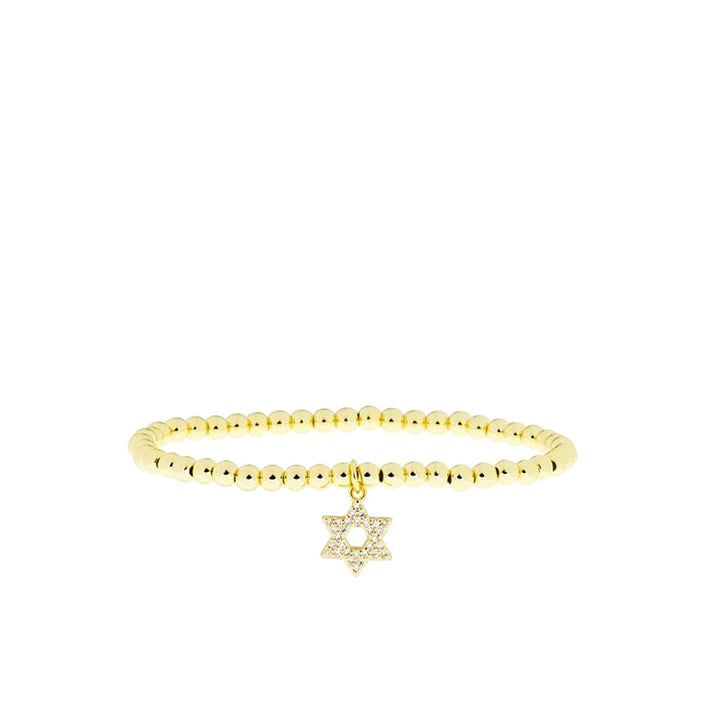 Star of David Charm Bracelet 3645B