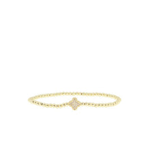 Load image into Gallery viewer, Stretch Clover Bracelet 3863
