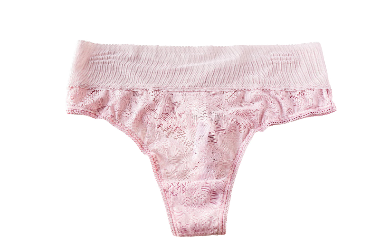 Forza High Waisted Thong-Rose