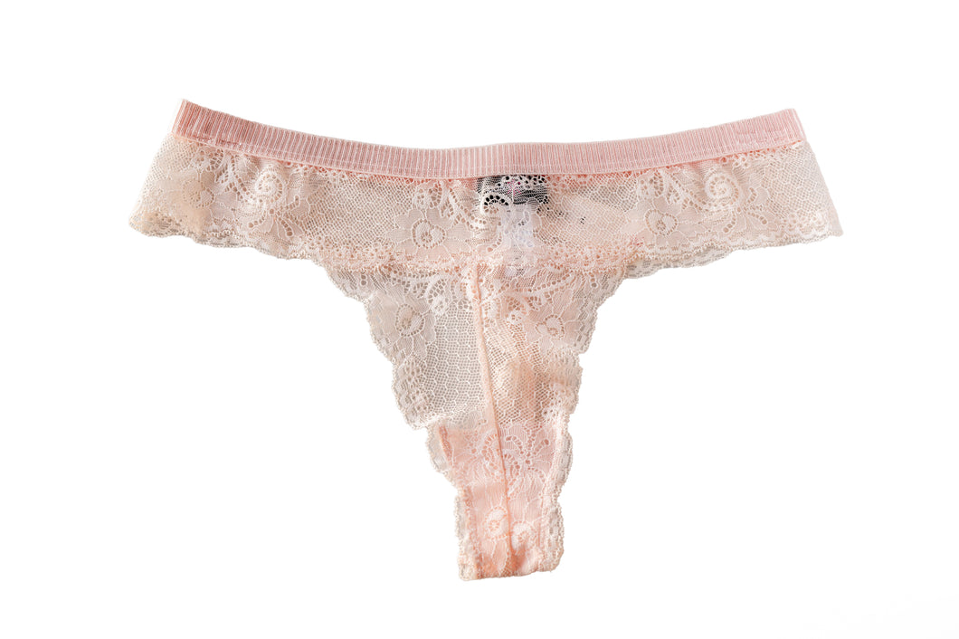 Trenta Low Rise Thong-Pink Lilly