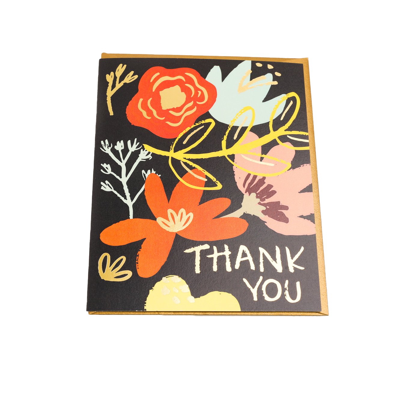 9th Letter Press "thank you" card