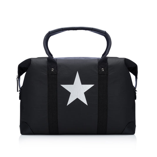 The Weekender - Black with Silver Star