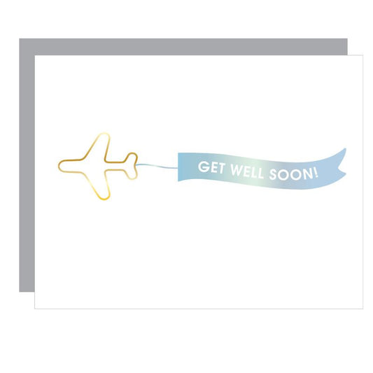 Banner: Get Well Soon - Paperclip Card