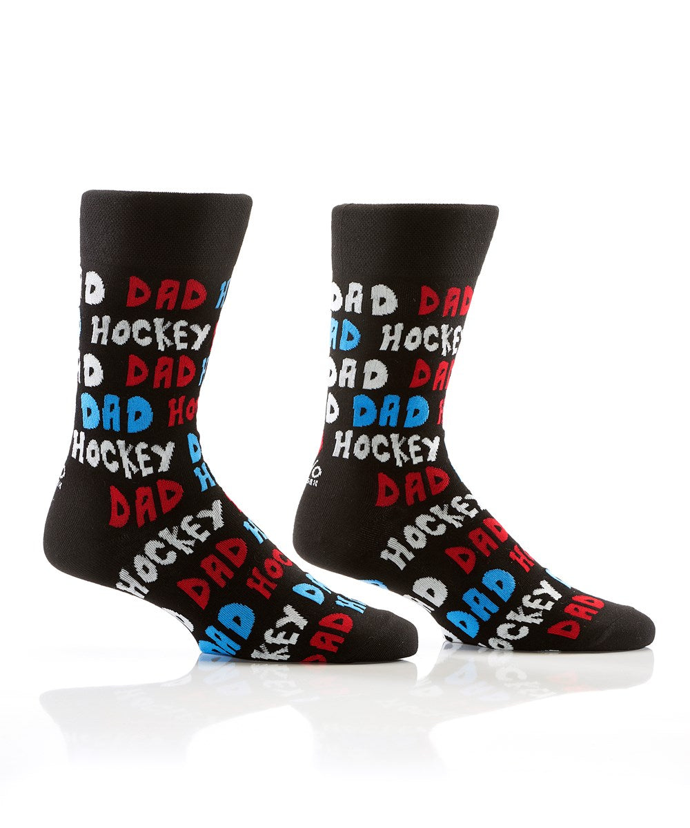 Men's Crew Sock, Hockey Dad
