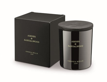 Amber & Sandalwood Black 8 0z/230 gm.
Premium Candle