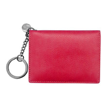 Load image into Gallery viewer, Key Ring Flap Card Case-Pink
