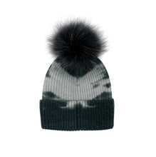 Load image into Gallery viewer, Tie Dye Hat with Fox Pom Pom
