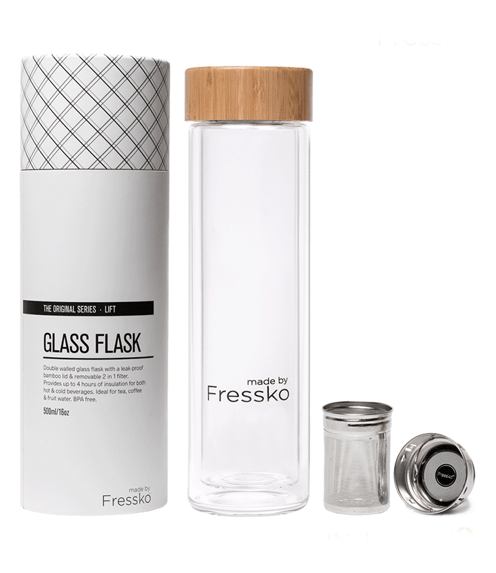Fressko Glass Flask/16oz