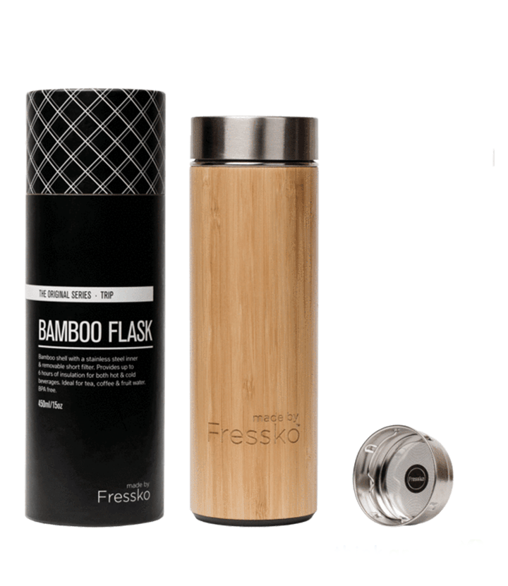 Fressko Bamboo Flask/15oz