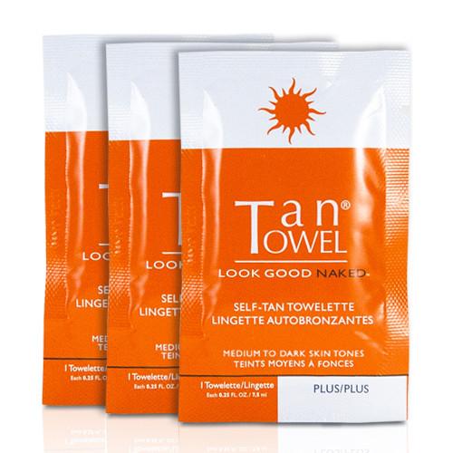 Tan Towel Self Tan Towelette Half Body Tan-Case of 5
