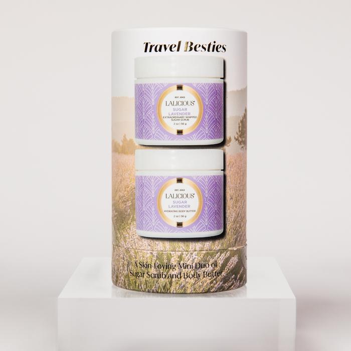 Sugar Lavender Travel Besties Scrub and Body Butter Duo