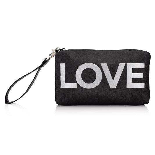 Wristlet- Black with Silver " LOVE"