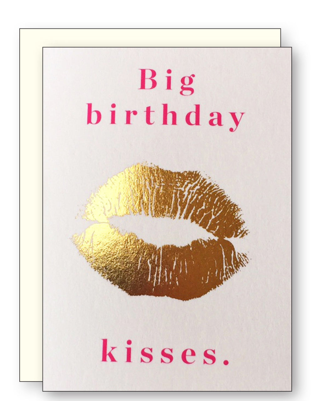 Birthday Kiss Enclosure Card