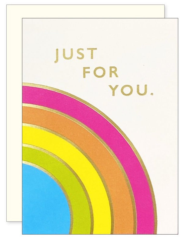 Rainbow For You Enclosure Card