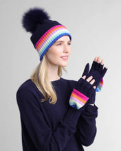 Load image into Gallery viewer, Cashmere Rainbow Flip Top Gloves
