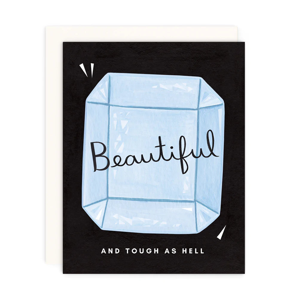Tough as Hell Greeting Card