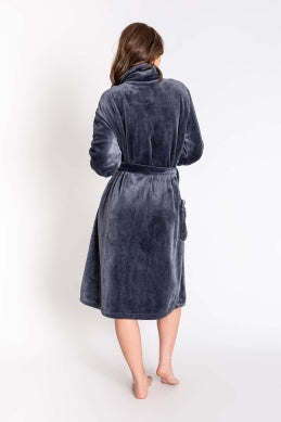 Charcoal Luxe Robe