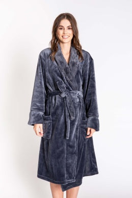 Charcoal Luxe Robe